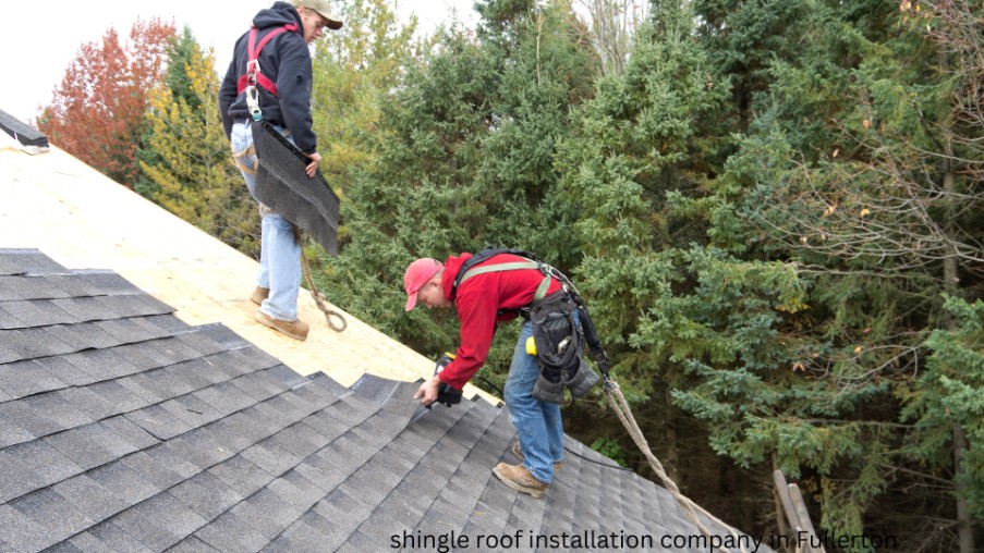 shingle roof installation contractor Fullerton